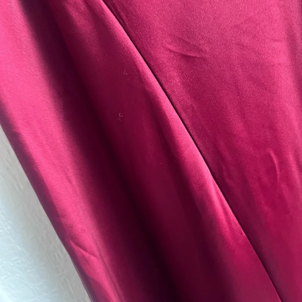 Burgundy Women's Maxi Skirt - Small - Picture 2 of 5